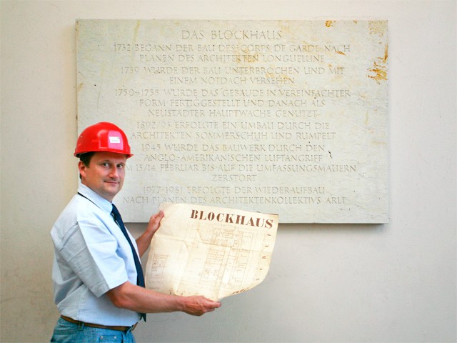 Ehrentafel am Blockhaus Dresden mit Ralf Arl 2006