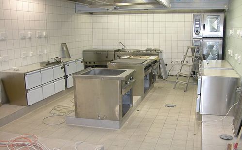 Umbau Küche im Coselpalais in Dresden